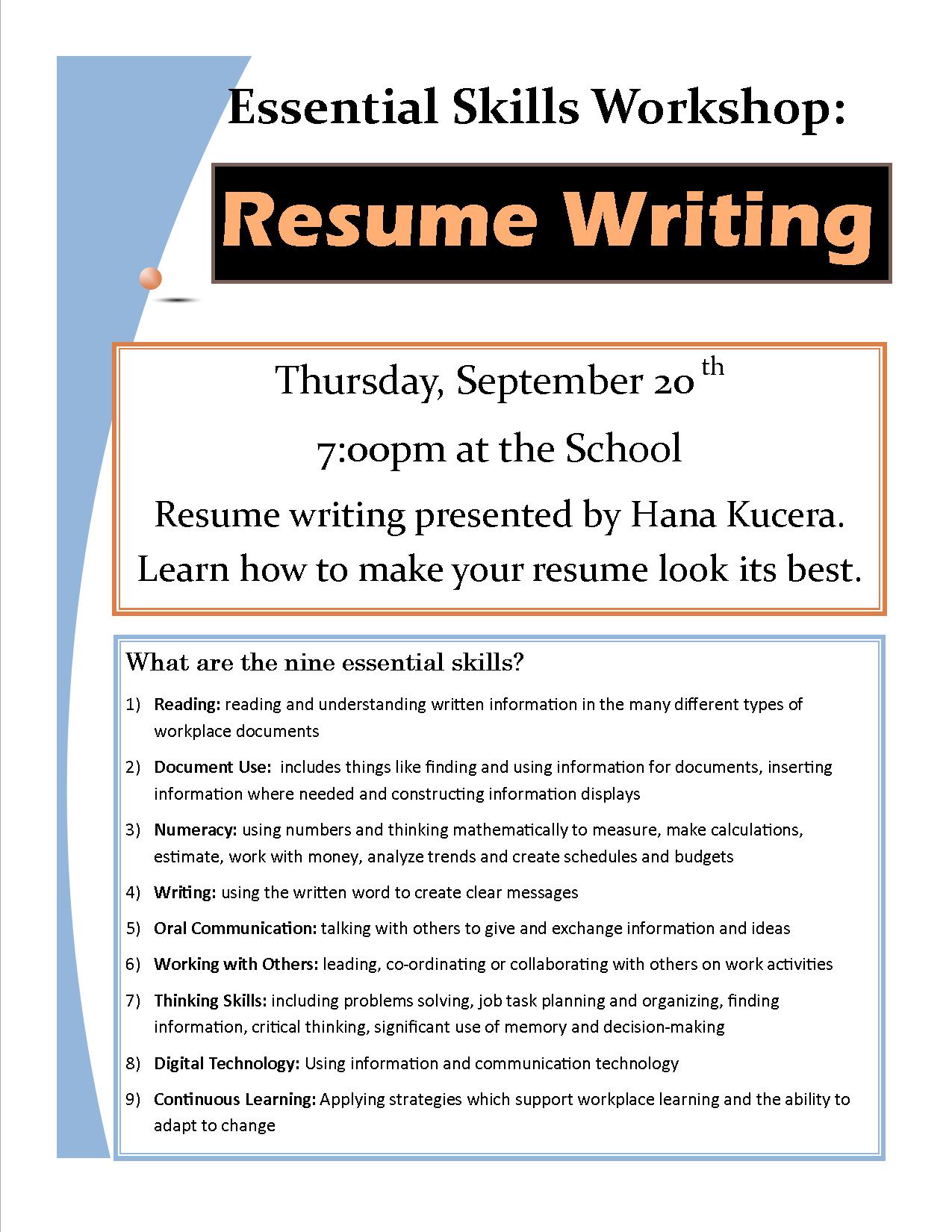 Tips for completing a resume